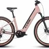 Cube Reaction Hybrid Pro 750 Blushrose N Silver E-Bike Hardtail Mountainbike Lage Instap