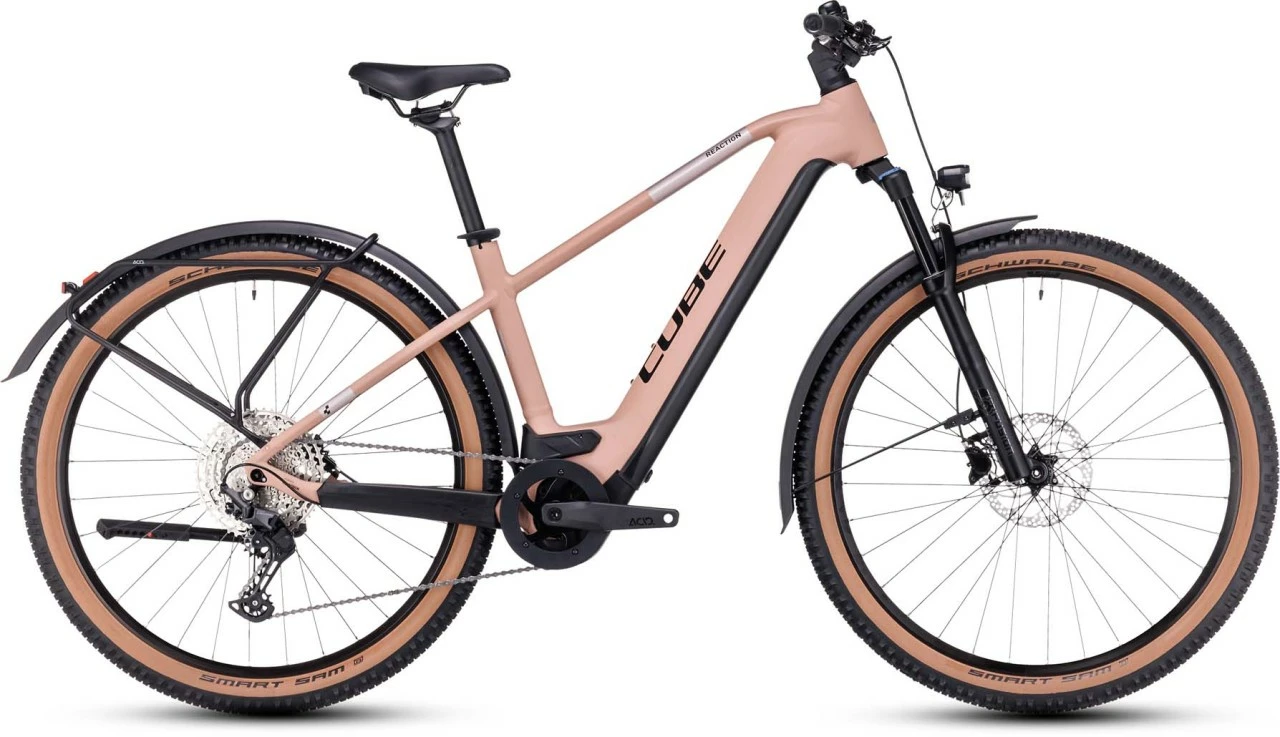 Cube Reaction Hybrid Pro 750 Allroad Blushrose N Silver E-Bike Hardtail Mountainbike 1 Cube Reaction Hybrid Pro 750 Allroad Blushrose N Silver E-Bike Hardtail Mountainbike