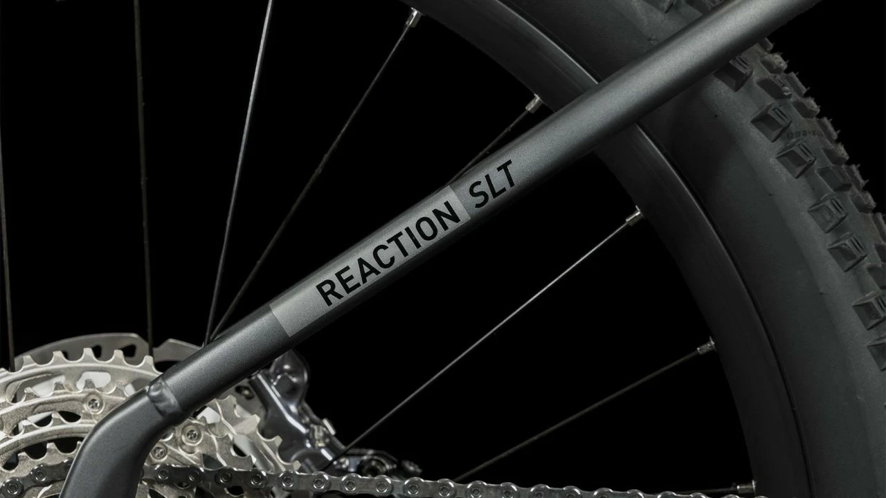 Cube Reaction Hybrid SLT 750 Prizmsilver N Grey E-Bike Hardtail Mountainbike Lage Instap 5 Cube Reaction Hybrid SLT 750 Prizmsilver N Grey E-Bike Hardtail Mountainbike Lage Instap - Afbeelding 5