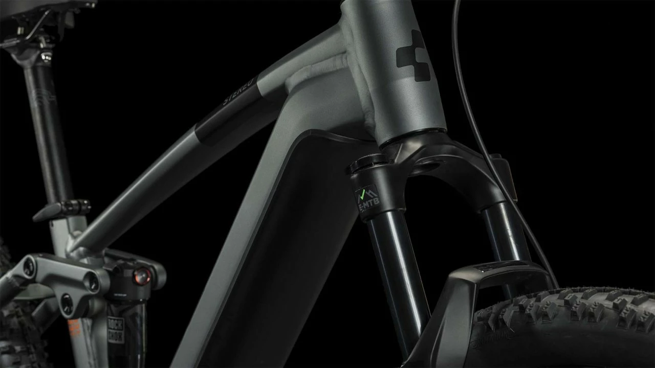 Cube Stereo Hybrid 120 Pro 750 Flashgrey N Orange E-Bike Fully Mountainbike 5 Cube Stereo Hybrid 120 Pro 750 Flashgrey N Orange E-Bike Fully Mountainbike - Afbeelding 5