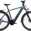 Cube Kathmandu Hybrid ABS 750 Smaragdgrey N Blue E-Bike Trekkingfiets Heren