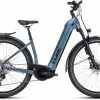 Cube Kathmandu Hybrid ABS 750 Smaragdgrey N Blue E-Bike Trekkingfiets Lage Instap