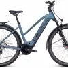 Cube Kathmandu Hybrid ABS 750 Smaragdgrey N Blue E-Bike Trekkingfiets Dames
