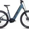 Cube Reaction Hybrid ABS 750 Smaragdgrey N Blue E-Bike Hardtail Mountainbike Lage Instap