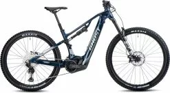 Ghost E-ASX 160 Advanced AL Dark Blue Pearl / Light Grey Pearl Glossy E-Bike Fully Mountainbike