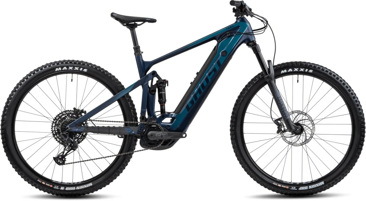 Ghost E-Riot Trail CF Advanced Dark Blue Pearl / Dirty Blue Matt / Glossy E-Bike Fully Mountainbike 1 Ghost E-Riot Trail CF Advanced Dark Blue Pearl / Dirty Blue Matt / Glossy E-Bike Fully Mountainbike