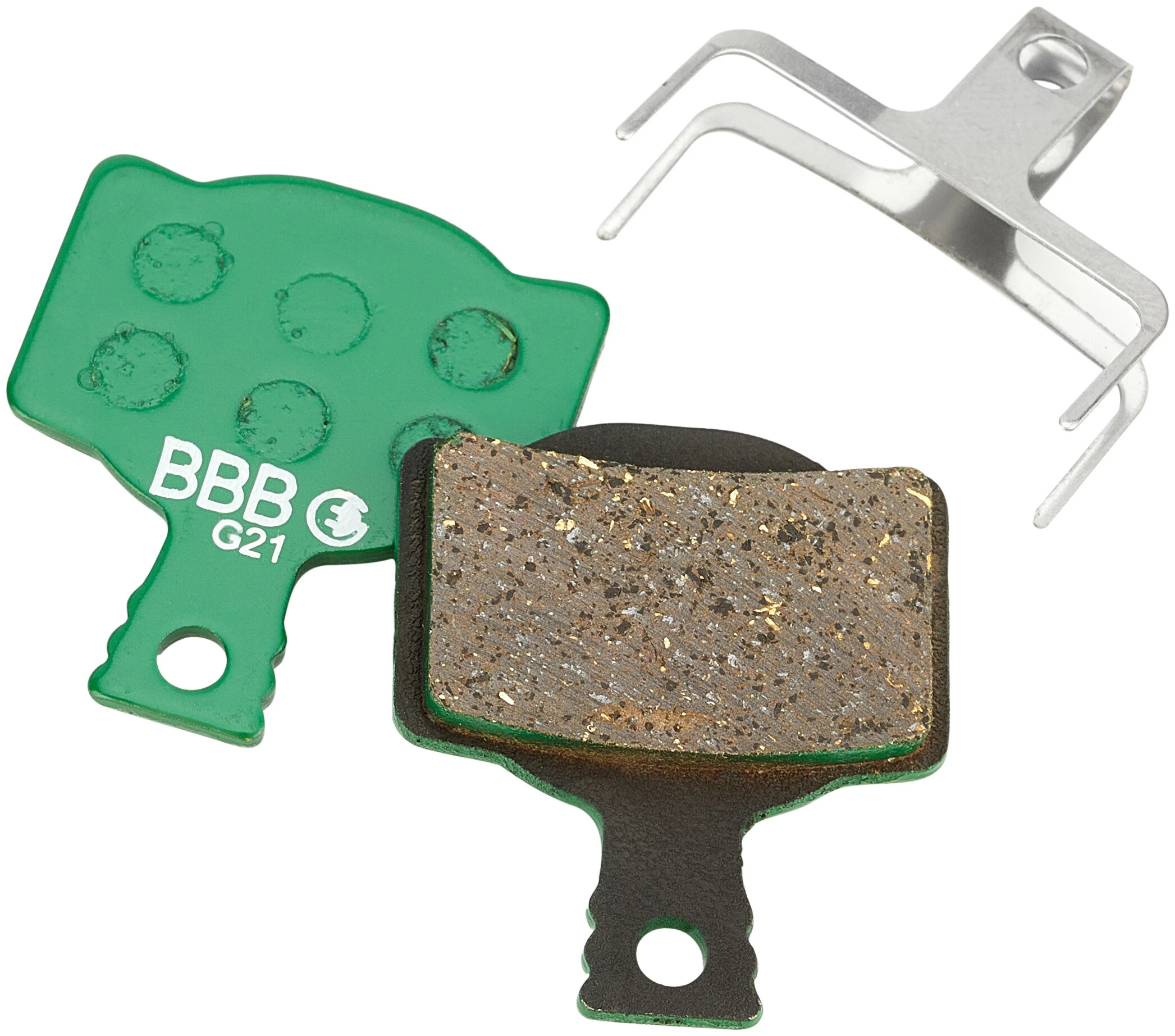 BBB Cycling DiscStop E-Bike BBS-36E Remblokken, Groen 1 BBB Cycling DiscStop E-Bike BBS-36E Remblokken, Groen