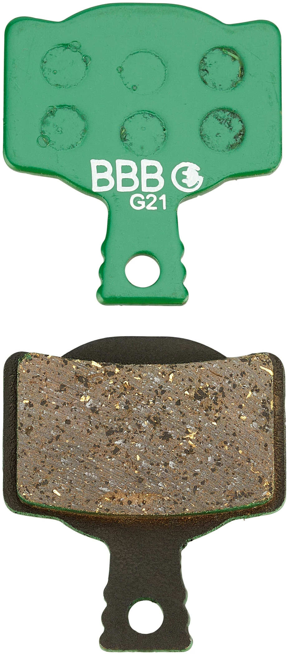 BBB Cycling DiscStop E-Bike BBS-36E Remblokken, Groen 2 BBB Cycling DiscStop E-Bike BBS-36E Remblokken, Groen - Afbeelding 2