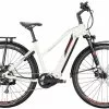 Conway Cairon T 3.0 625 Pearl White / Black Metallic E-Bike Trekkingfiets Dames