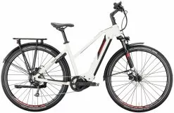 Conway Cairon T 3.0 625 Pearl White / Black Metallic E-Bike Trekkingfiets Dames